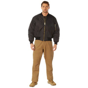 Rothco Enhanced Nylon MA-1 Flight Jacket LARSON TACTICAL SUPPLY