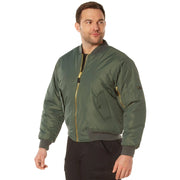 Rothco Enhanced Nylon MA-1 Flight Jacket LARSON TACTICAL SUPPLY