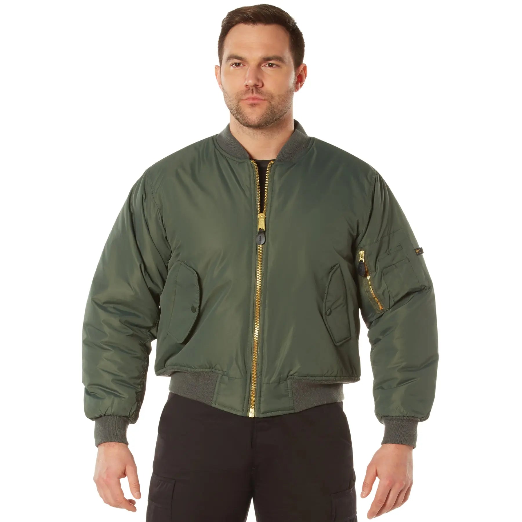 Rothco Enhanced Nylon MA-1 Flight Jacket LARSON TACTICAL SUPPLY