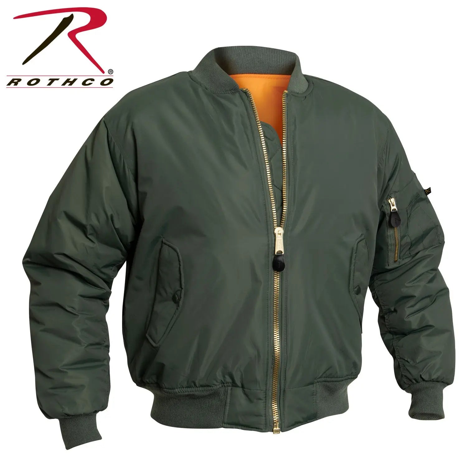 Rothco Enhanced Nylon MA-1 Flight Jacket LARSON TACTICAL SUPPLY