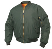 Rothco Enhanced Nylon MA-1 Flight Jacket LARSON TACTICAL SUPPLY