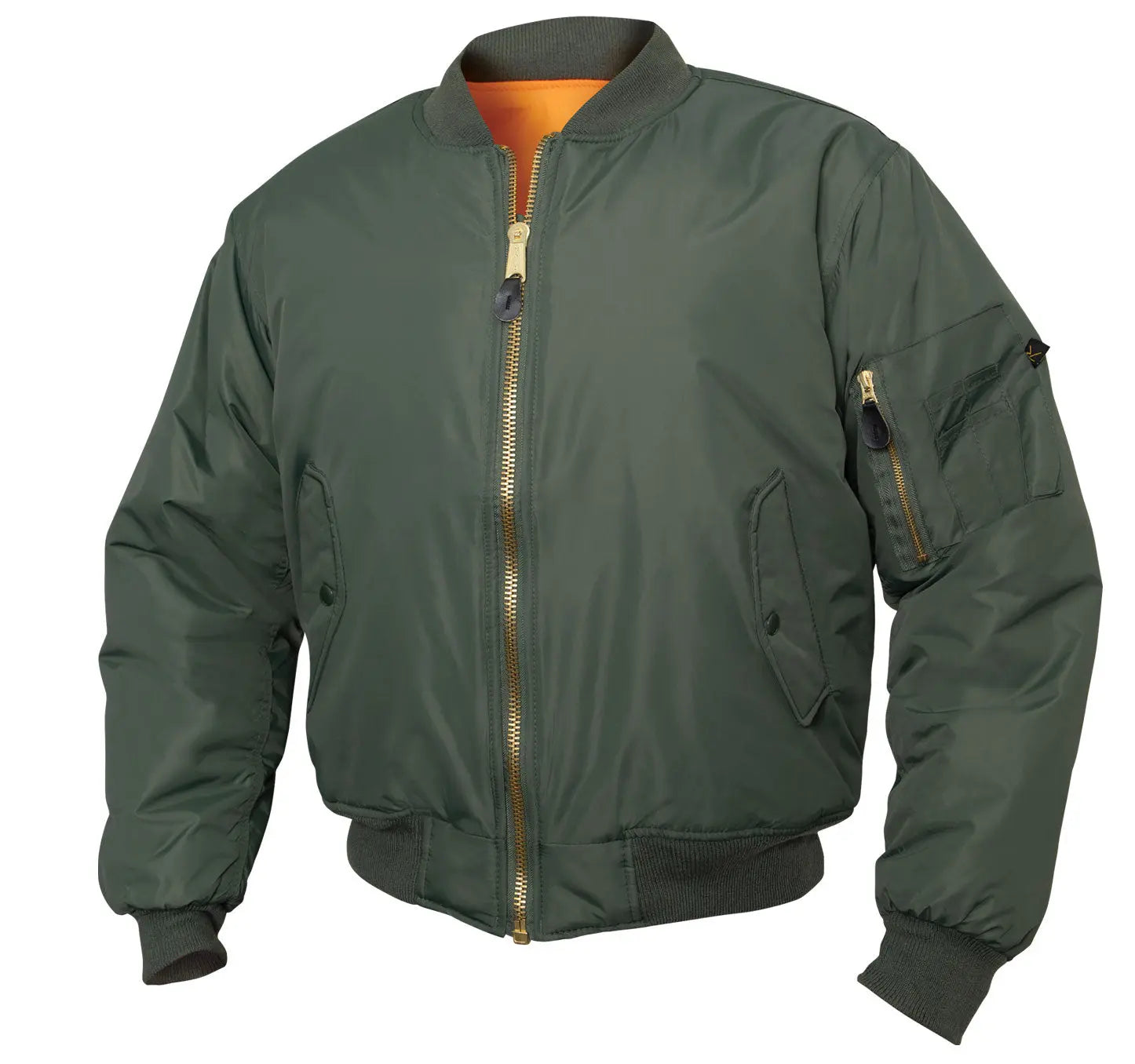 Rothco Enhanced Nylon MA-1 Flight Jacket LARSON TACTICAL SUPPLY