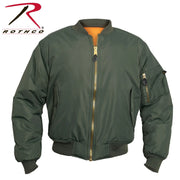 Rothco Enhanced Nylon MA-1 Flight Jacket LARSON TACTICAL SUPPLY