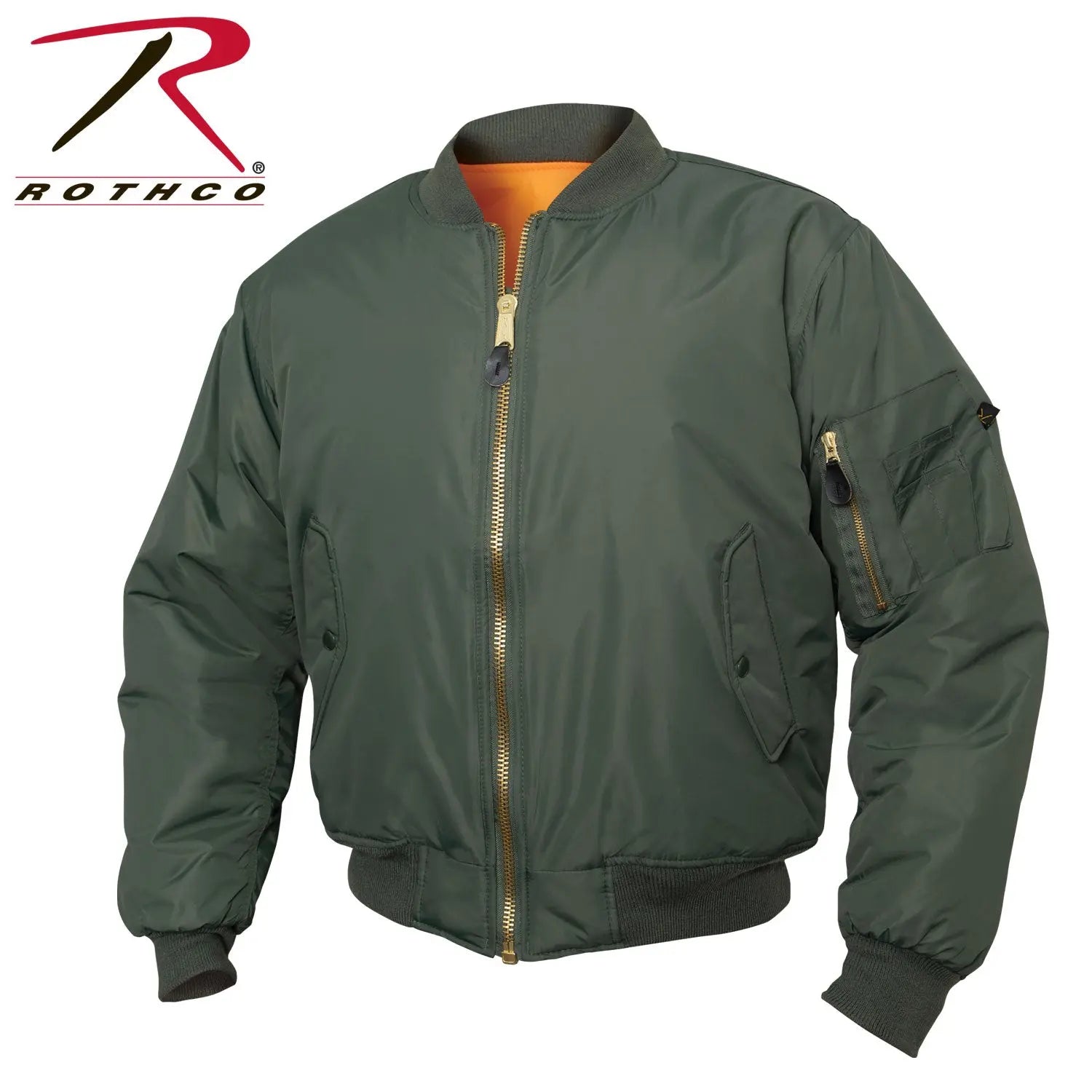 Rothco Enhanced Nylon MA-1 Flight Jacket LARSON TACTICAL SUPPLY