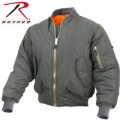 Rothco Enhanced Nylon MA-1 Flight Jacket LARSON TACTICAL SUPPLY