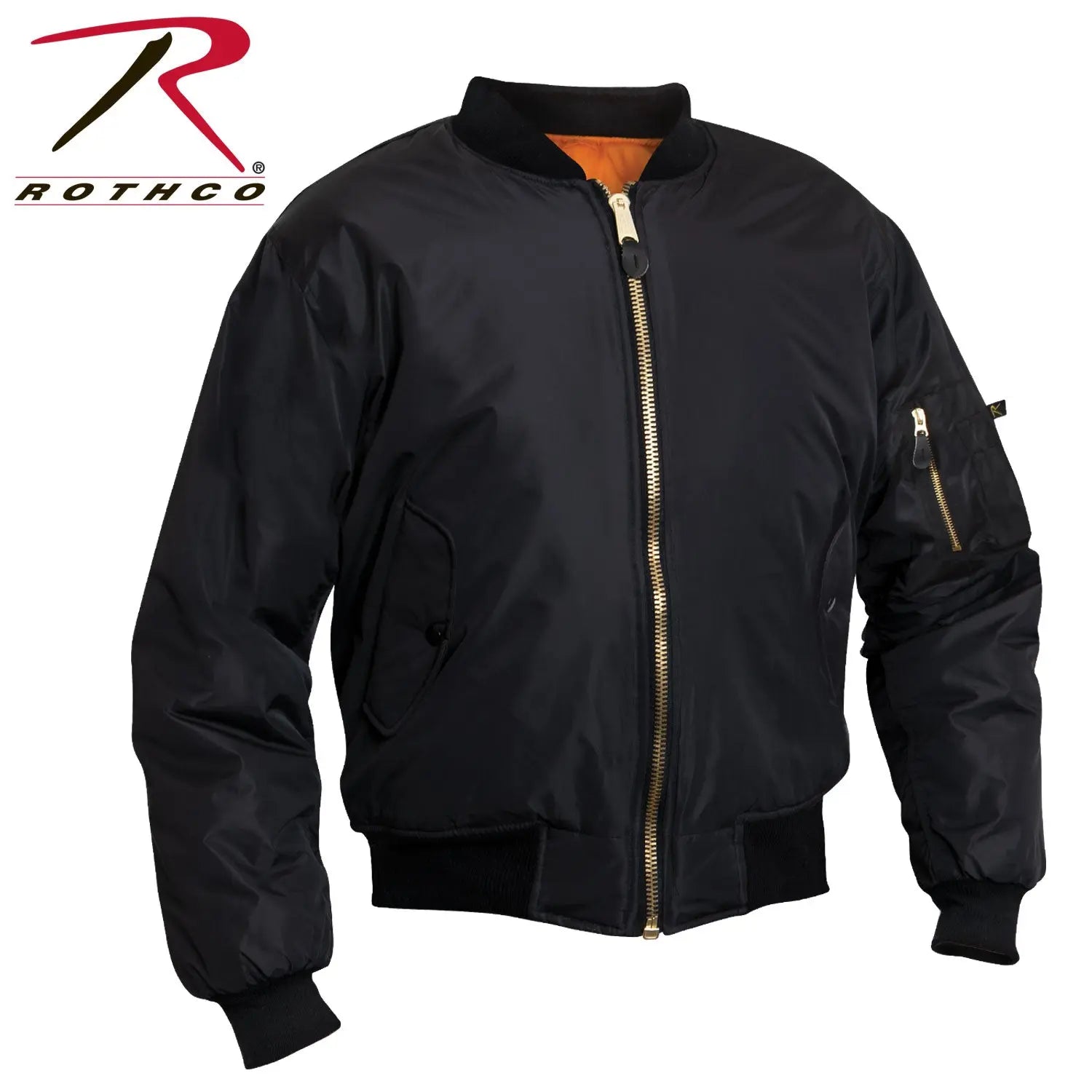 Rothco Enhanced Nylon MA-1 Flight Jacket LARSON TACTICAL SUPPLY