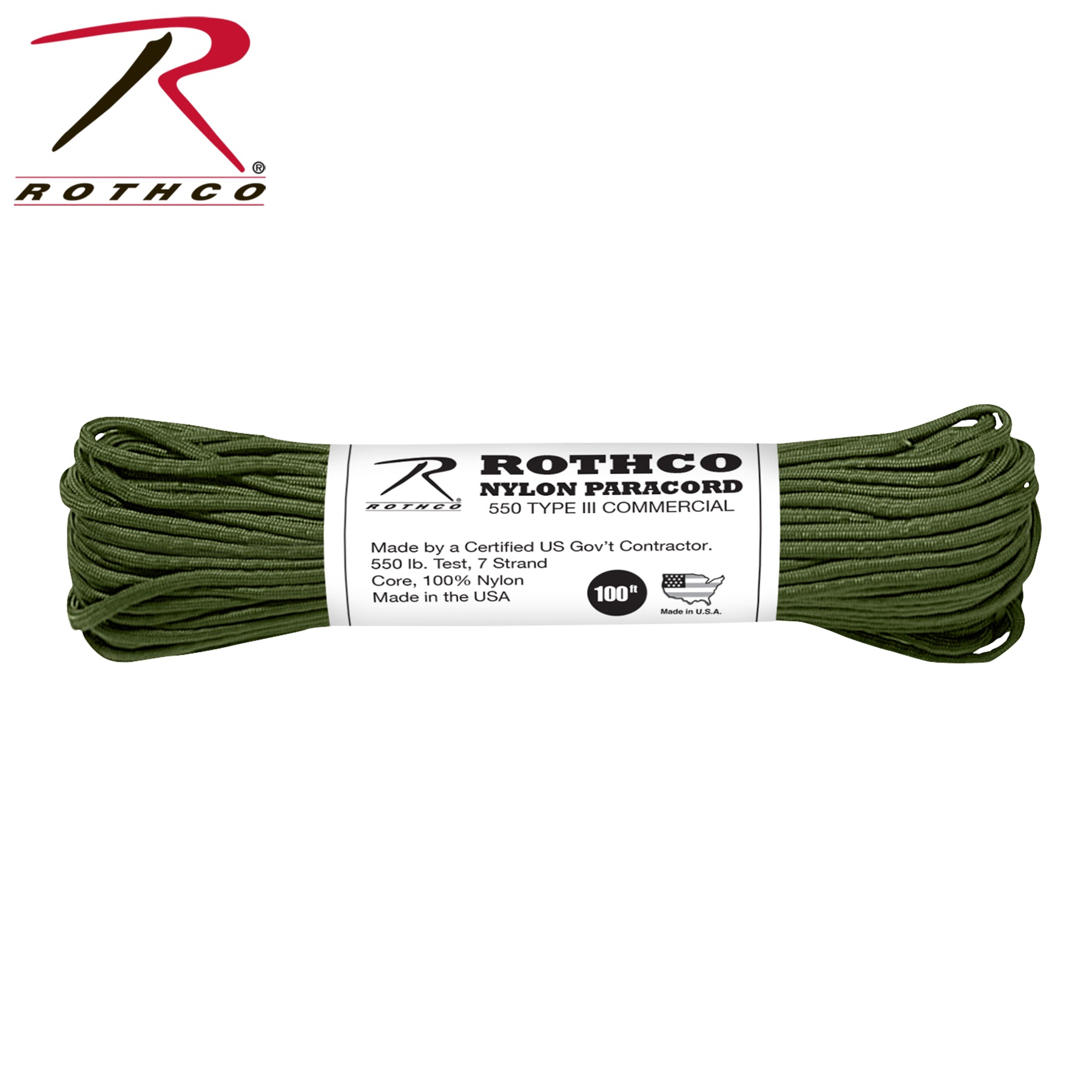 Rothco Nylon Paracord Type III 550 LB LARSON TACTICAL SUPPLY