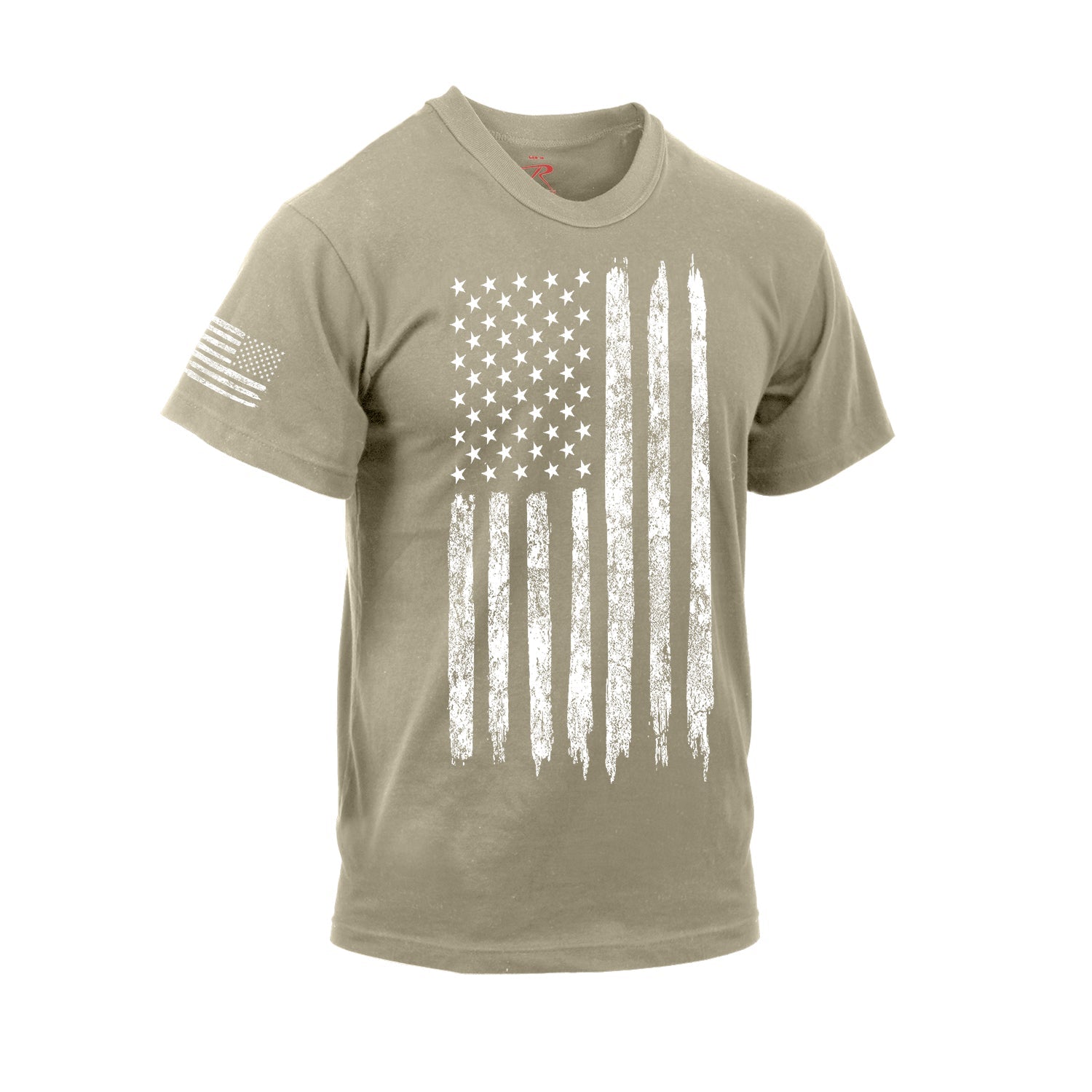 Rothco Distressed US Flag Athletic Fit T-Shirt LARSON TACTICAL SUPPLY