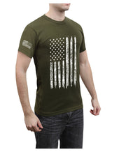 Rothco Distressed US Flag Athletic Fit T-Shirt LARSON TACTICAL SUPPLY