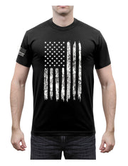 Rothco Distressed US Flag Athletic Fit T-Shirt LARSON TACTICAL SUPPLY