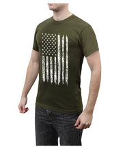 Rothco Distressed US Flag Athletic Fit T-Shirt LARSON TACTICAL SUPPLY