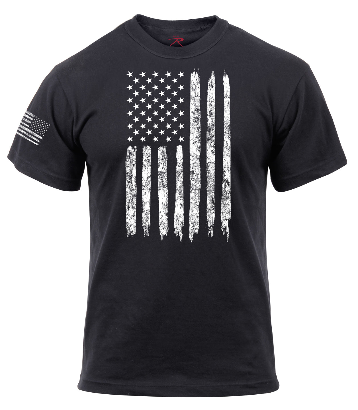 Rothco Distressed US Flag Athletic Fit T-Shirt LARSON TACTICAL SUPPLY
