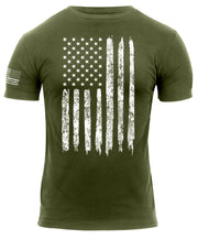 Rothco Distressed US Flag Athletic Fit T-Shirt LARSON TACTICAL SUPPLY