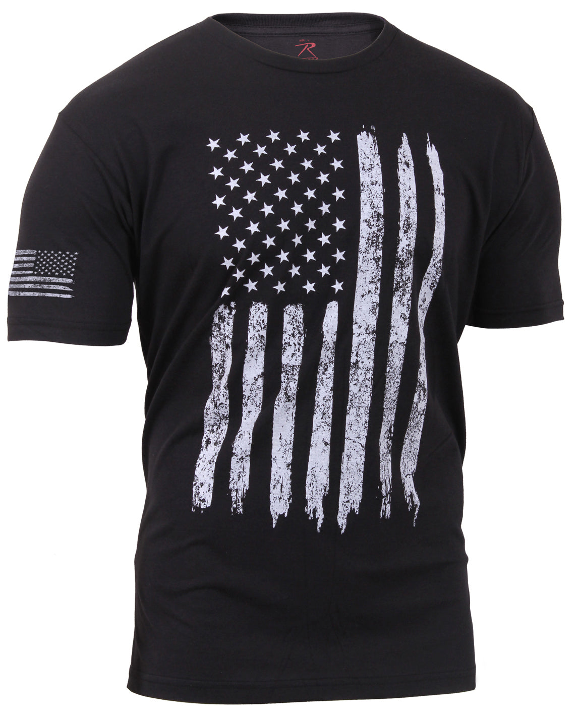 Rothco Distressed US Flag Athletic Fit T-Shirt LARSON TACTICAL SUPPLY