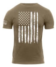 Rothco Distressed US Flag Athletic Fit T-Shirt LARSON TACTICAL SUPPLY