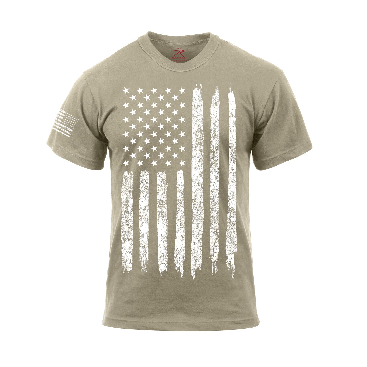 Rothco Distressed US Flag Athletic Fit T-Shirt LARSON TACTICAL SUPPLY