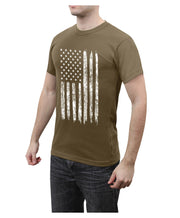 Rothco Distressed US Flag Athletic Fit T-Shirt LARSON TACTICAL SUPPLY