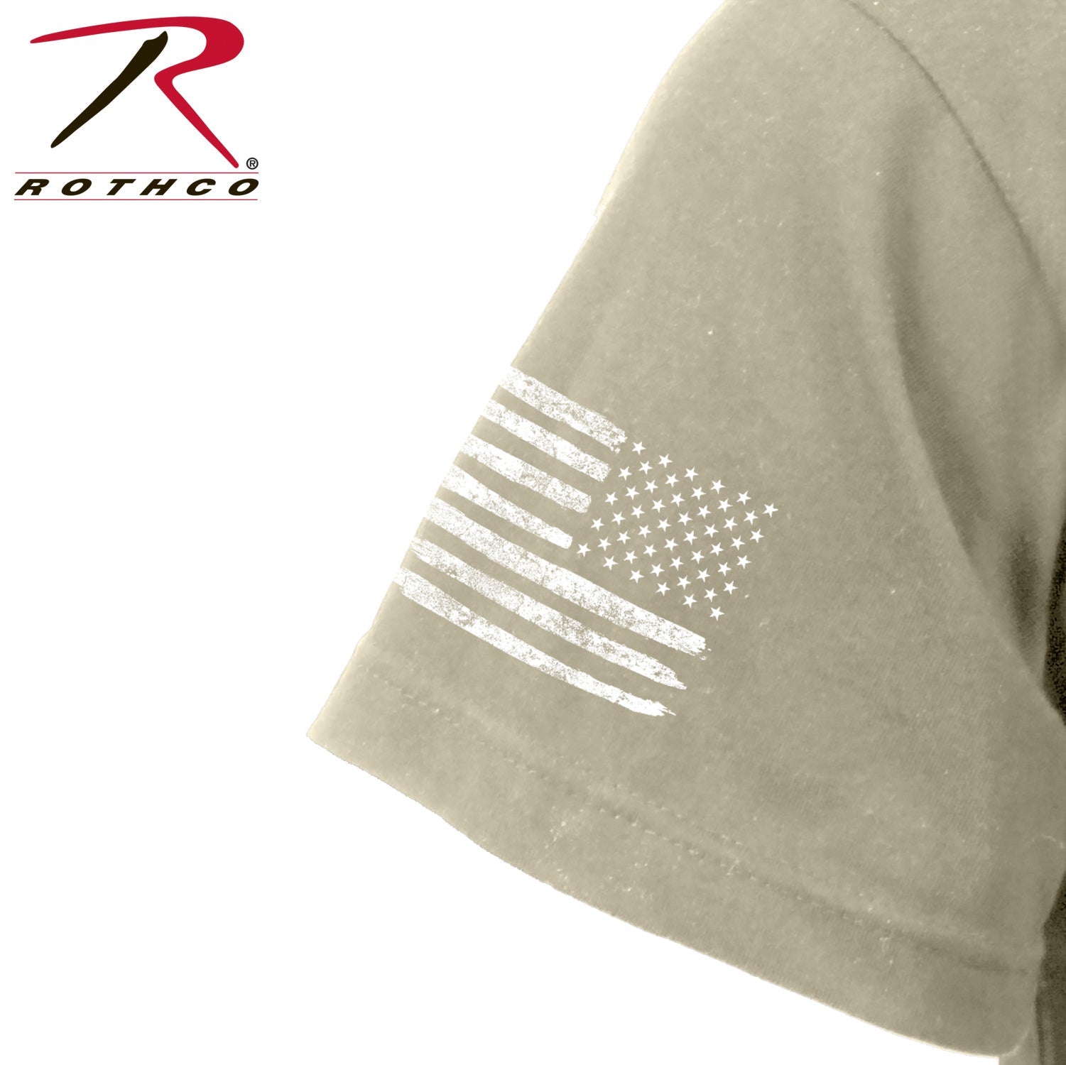 Rothco Distressed US Flag Athletic Fit T-Shirt LARSON TACTICAL SUPPLY
