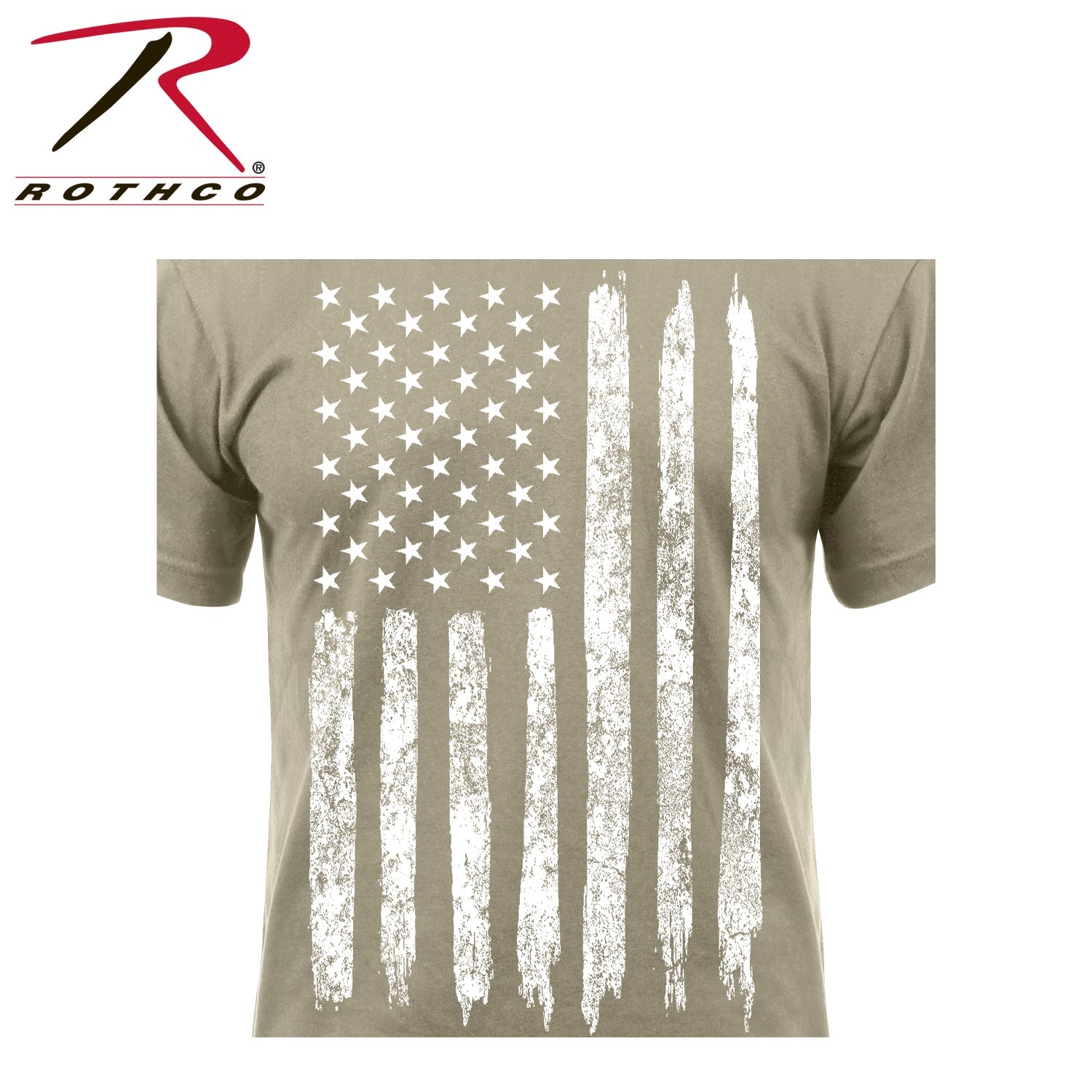 Rothco Distressed US Flag Athletic Fit T-Shirt LARSON TACTICAL SUPPLY