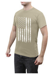 Rothco Distressed US Flag Athletic Fit T-Shirt LARSON TACTICAL SUPPLY
