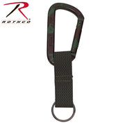 Rothco Jumbo 80MM Carabiner With Web Strap Key Ring LARSON TACTICAL SUPPLY