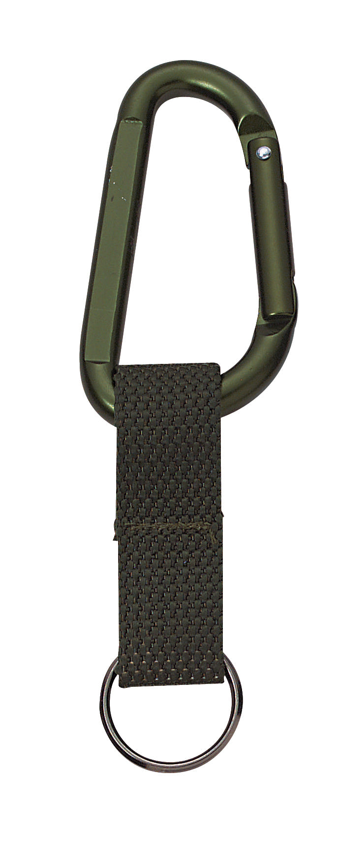 Rothco Jumbo 80MM Carabiner With Web Strap Key Ring LARSON TACTICAL SUPPLY