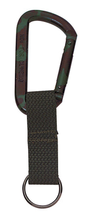 Rothco Jumbo 80MM Carabiner With Web Strap Key Ring LARSON TACTICAL SUPPLY
