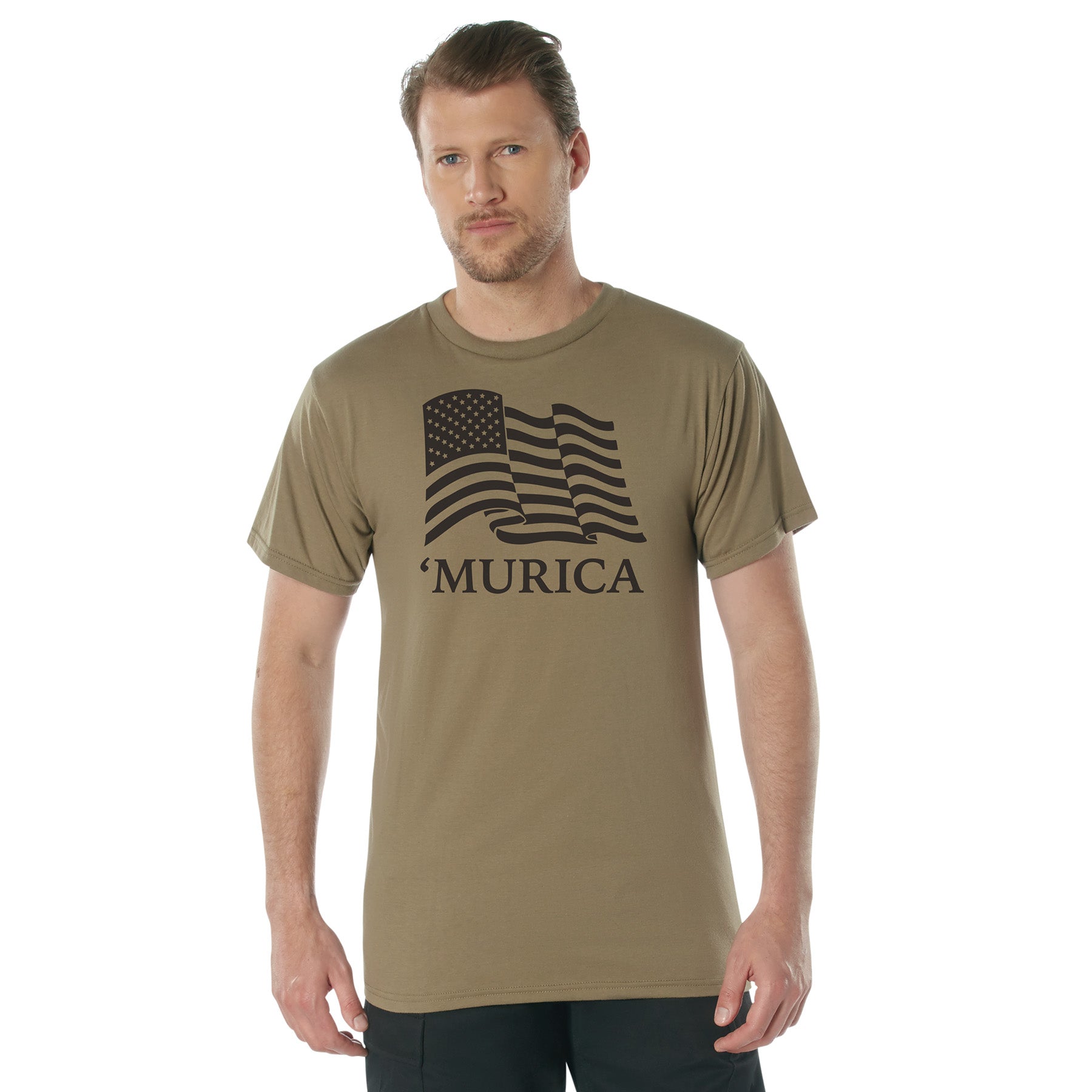 Rothco 'Murica US Flag T-Shirt LARSON TACTICAL SUPPLY