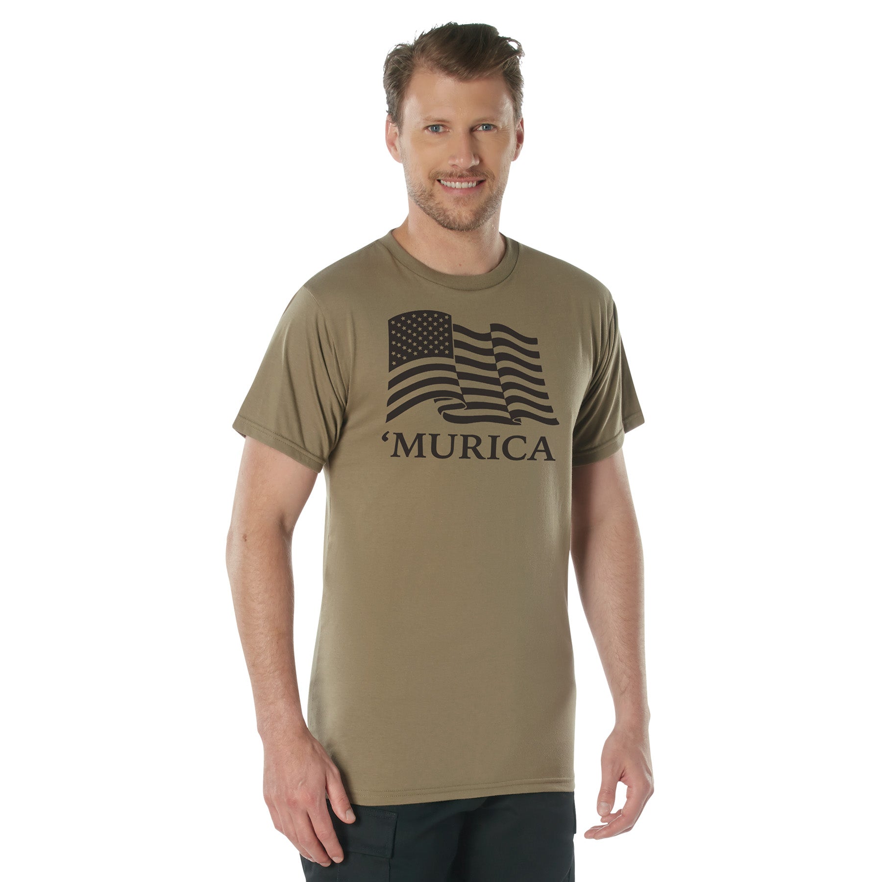 Rothco 'Murica US Flag T-Shirt LARSON TACTICAL SUPPLY