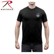 Rothco Thin Blue Line Shield T-Shirt LARSON TACTICAL SUPPLY