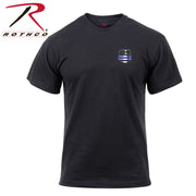 Rothco Thin Blue Line Shield T-Shirt LARSON TACTICAL SUPPLY