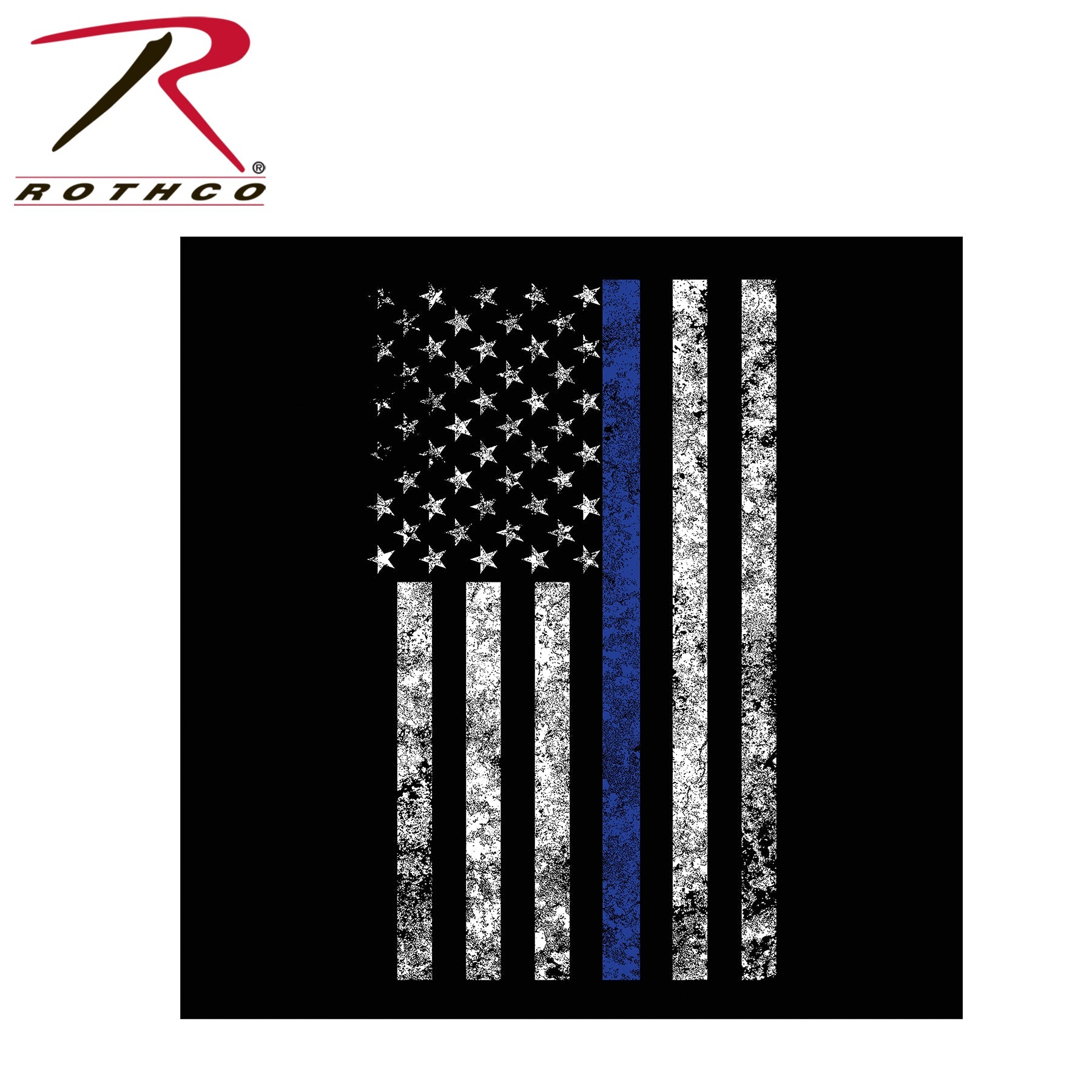 Rothco Thin Blue Line Shield T-Shirt LARSON TACTICAL SUPPLY