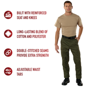 Rothco Relaxed Fit Zipper Fly BDU Pants LARSON TACTICAL SUPPLY