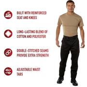 Rothco Relaxed Fit Zipper Fly BDU Pants LARSON TACTICAL SUPPLY