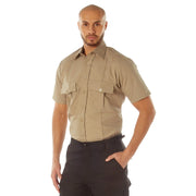 Rothco Short Sleeve Uniform Shirt LARSON TACTICAL SUPPLY