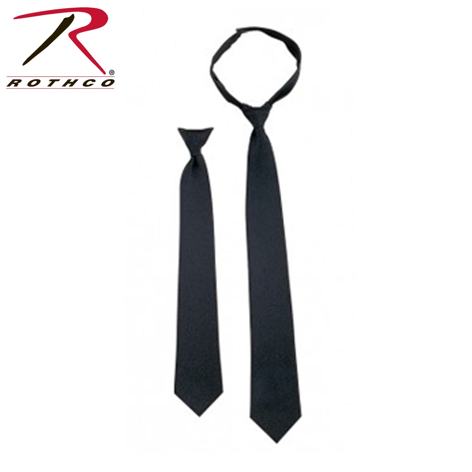 Rothco Police Issue Clip-On Neckties LARSON TACTICAL SUPPLY
