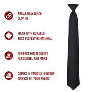 Rothco Police Issue Clip-On Neckties LARSON TACTICAL SUPPLY