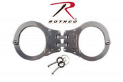 Rothco NIJ Approved Stainless Steel Hinged Handcuffs LARSON TACTICAL SUPPLY