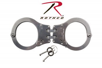 Rothco NIJ Approved Stainless Steel Hinged Handcuffs LARSON TACTICAL SUPPLY