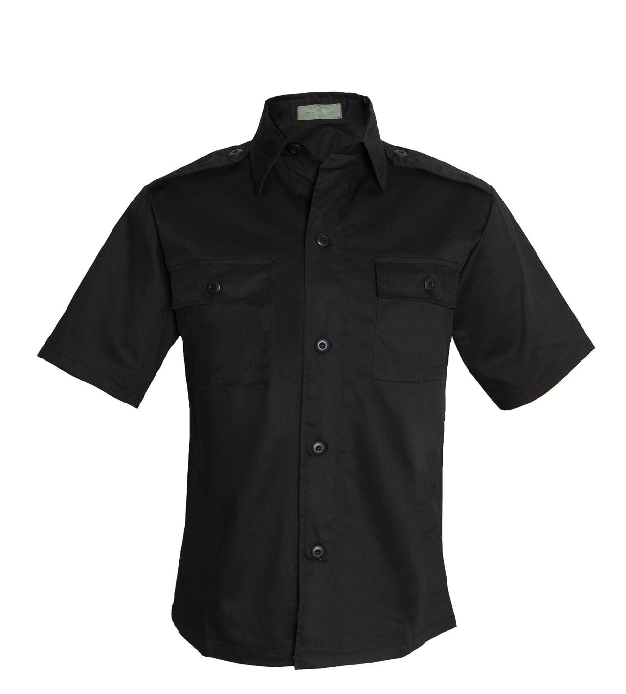 Rothco Short Sleeve Tactical Shirt - Black LARSON TACTICAL SUPPLY
