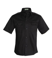 Rothco Short Sleeve Tactical Shirt - Black LARSON TACTICAL SUPPLY