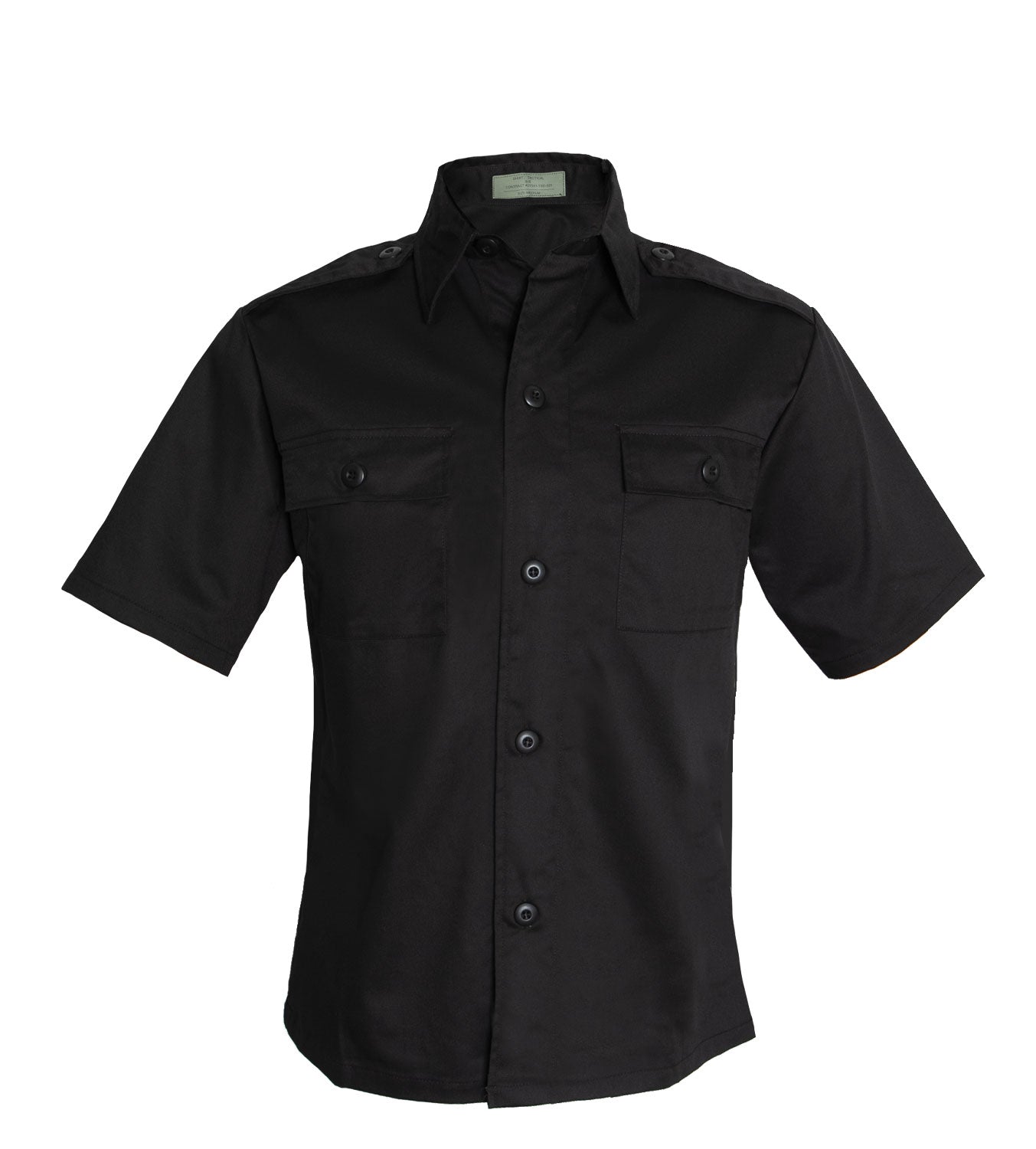Rothco Short Sleeve Tactical Shirt - Black LARSON TACTICAL SUPPLY