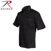 Rothco Short Sleeve Tactical Shirt - Black LARSON TACTICAL SUPPLY