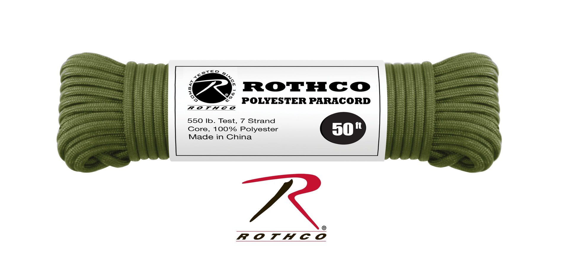 Rothco 550lb Type III Polyester Paracord LARSON TACTICAL SUPPLY