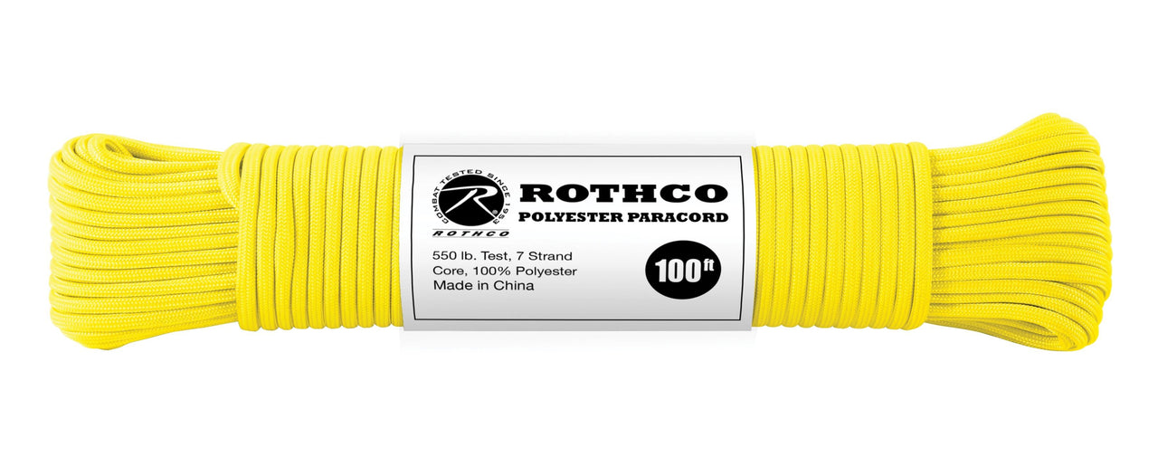 Rothco 550lb Type III Polyester Paracord LARSON TACTICAL SUPPLY