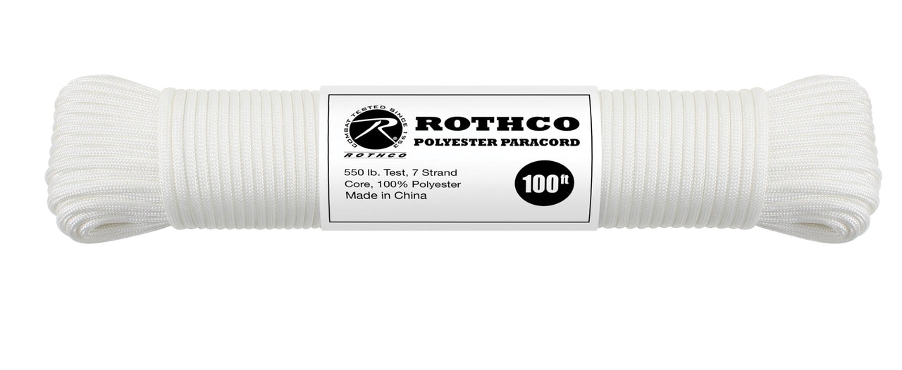 Rothco 550lb Type III Polyester Paracord LARSON TACTICAL SUPPLY