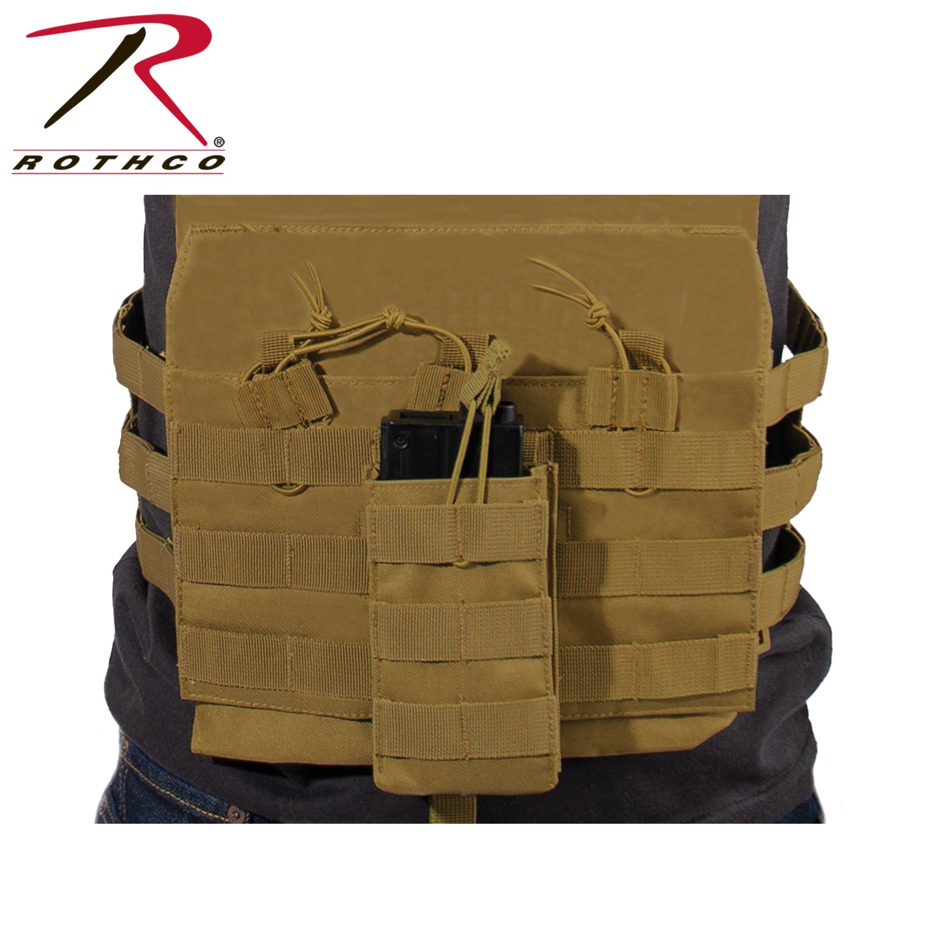 Rothco MOLLE Open Top Single Mag Pouch LARSON TACTICAL SUPPLY