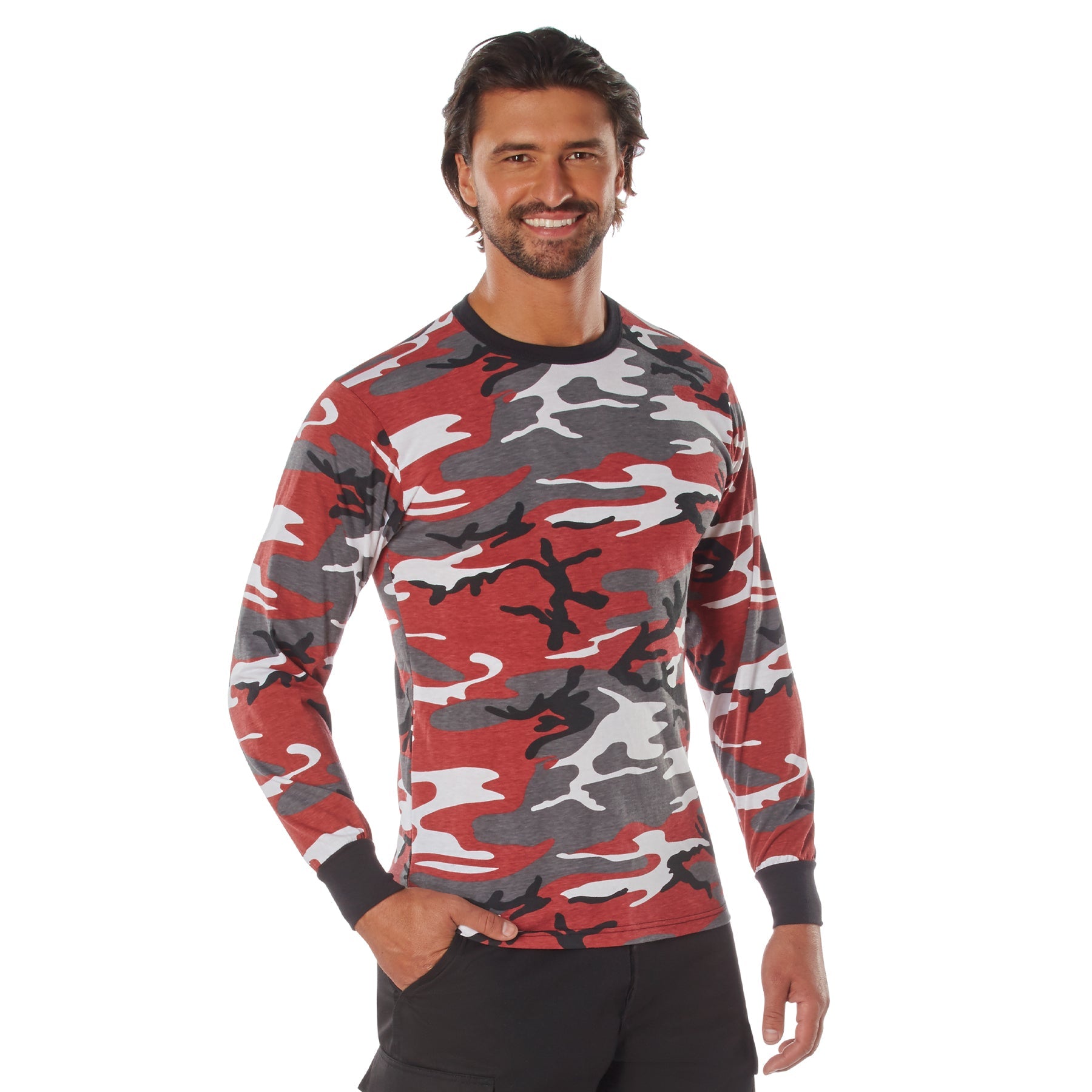 Rothco Long Sleeve Color Camo T-Shirt LARSON TACTICAL SUPPLY