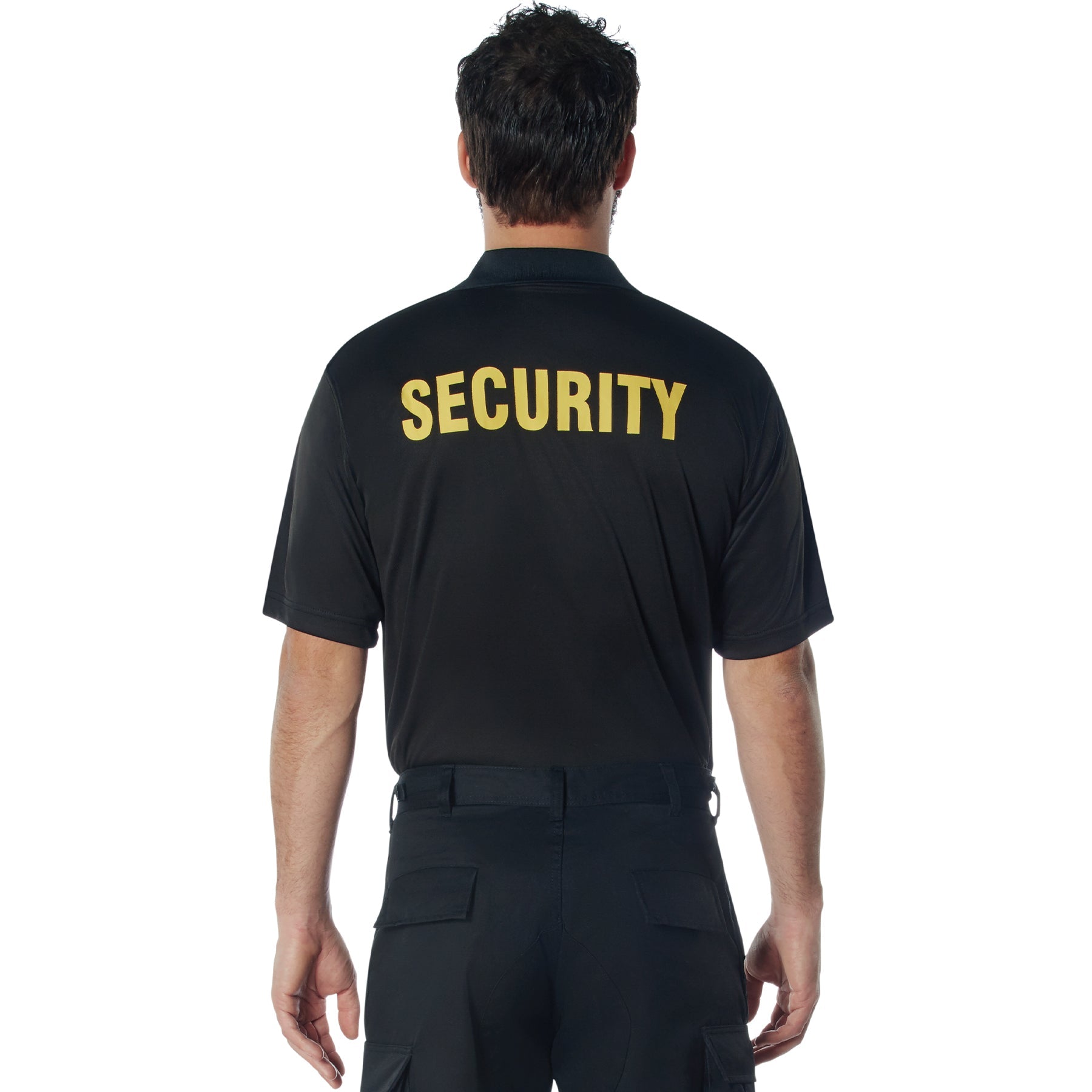 Rothco Moisture Wicking Security Polo Shirt LARSON TACTICAL SUPPLY