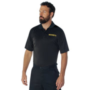 Rothco Moisture Wicking Security Polo Shirt LARSON TACTICAL SUPPLY